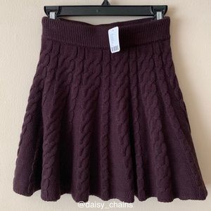 Kimchi Blue Cable Knit Sweater Skirt